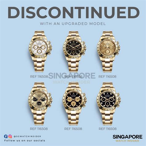 rolex discontinued models